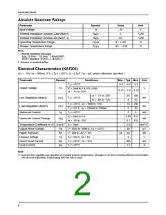 浏览型号KA7915的Datasheet PDF文件第2页