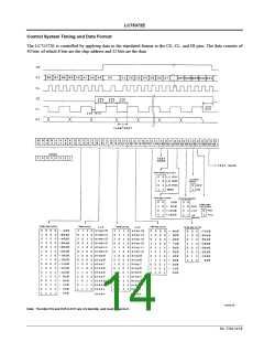 浏览型号LC75372E的Datasheet PDF文件第14页