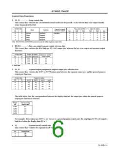 浏览型号LC75852的Datasheet PDF文件第6页
