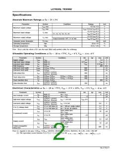 浏览型号LC7930NW的Datasheet PDF文件第2页