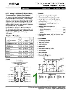浏览型号LM339的Datasheet PDF文件第1页