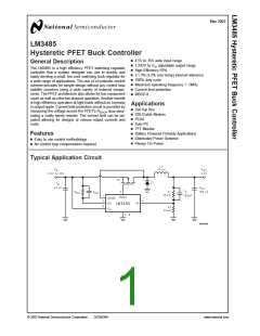 浏览型号LM3485MM的Datasheet PDF文件第1页