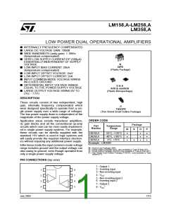 浏览型号LM358P的Datasheet PDF文件第1页