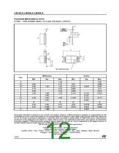 浏览型号LM358的Datasheet PDF文件第12页