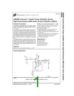 浏览型号LM3886的Datasheet PDF文件第1页