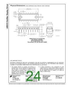 浏览型号LM3915N的Datasheet PDF文件第24页