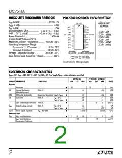 浏览型号LTC7541AJSW的Datasheet PDF文件第2页