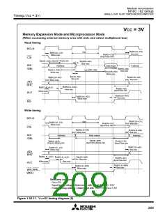 浏览型号M30622MA-D00GP的Datasheet PDF文件第209页