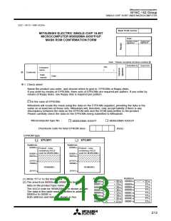 浏览型号M30622MA-D00GP的Datasheet PDF文件第213页