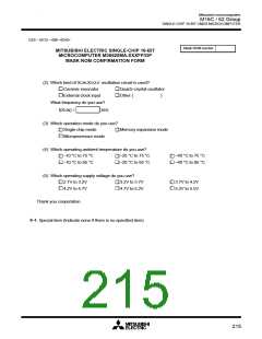 浏览型号M30622MA-D00GP的Datasheet PDF文件第215页