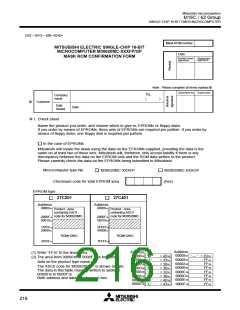 浏览型号M30622MA-D00GP的Datasheet PDF文件第216页