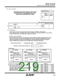 浏览型号M30622MA-D00GP的Datasheet PDF文件第219页