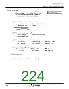 浏览型号M30622MA-D00GP的Datasheet PDF文件第224页