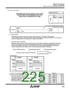 浏览型号M30622MA-D00GP的Datasheet PDF文件第225页