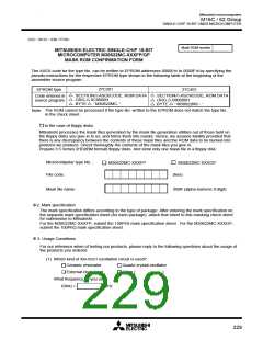 浏览型号M30622MA-D00GP的Datasheet PDF文件第229页