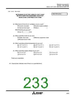 浏览型号M30622MA-D00GP的Datasheet PDF文件第233页