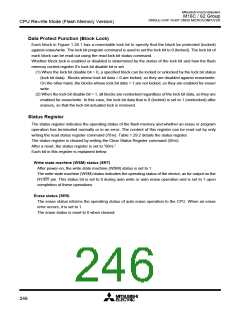 浏览型号M30622MA-D00GP的Datasheet PDF文件第246页