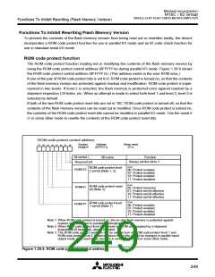 浏览型号M30622MA-D00GP的Datasheet PDF文件第249页