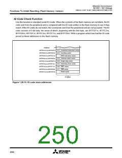 浏览型号M30622MA-D00GP的Datasheet PDF文件第250页
