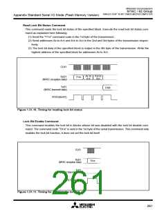 浏览型号M30622MA-D00GP的Datasheet PDF文件第261页