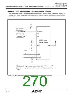 浏览型号M30622MA-D00GP的Datasheet PDF文件第270页