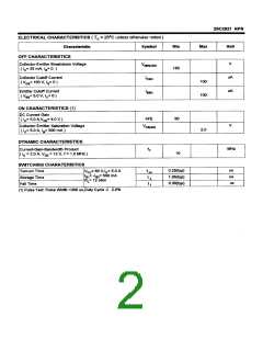 浏览型号2SC2921的Datasheet PDF文件第2页