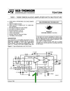浏览型号TDA7294的Datasheet PDF文件第1页