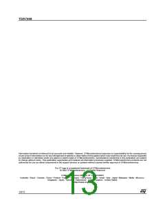 浏览型号TDA7448的Datasheet PDF文件第13页