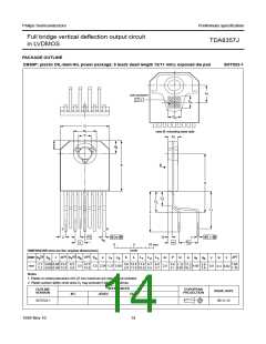 浏览型号TDA8357的Datasheet PDF文件第14页