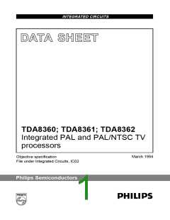 浏览型号TDA8362的Datasheet PDF文件第1页