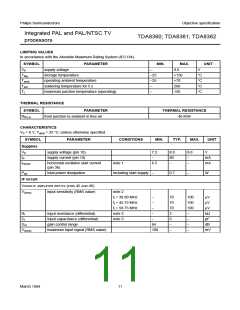 浏览型号TDA8362的Datasheet PDF文件第11页