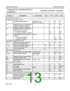 浏览型号TDA8362的Datasheet PDF文件第13页