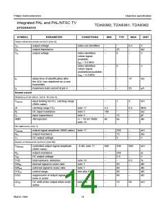 浏览型号TDA8362的Datasheet PDF文件第14页