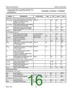 浏览型号TDA8362的Datasheet PDF文件第16页