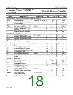 浏览型号TDA8362的Datasheet PDF文件第18页