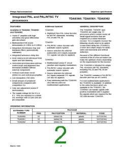浏览型号TDA8362的Datasheet PDF文件第2页