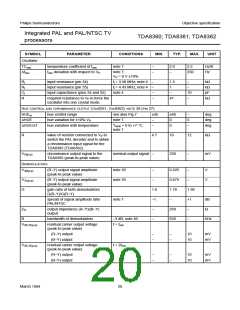 浏览型号TDA8362的Datasheet PDF文件第20页