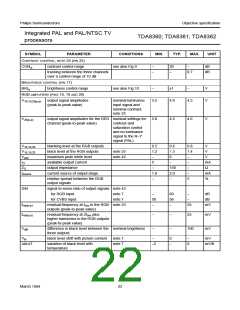 浏览型号TDA8362的Datasheet PDF文件第22页