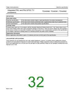 浏览型号TDA8362的Datasheet PDF文件第32页