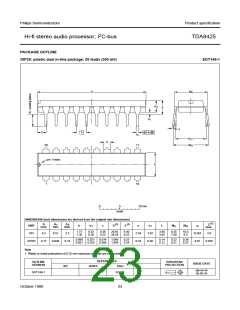 浏览型号TDA8425的Datasheet PDF文件第23页