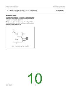 浏览型号TDA8511J的Datasheet PDF文件第10页
