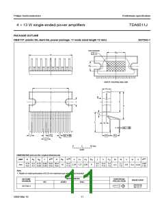 浏览型号TDA8511J的Datasheet PDF文件第11页