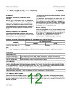 浏览型号TDA8511J的Datasheet PDF文件第12页