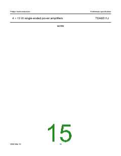浏览型号TDA8511J的Datasheet PDF文件第15页