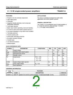 浏览型号TDA8511J的Datasheet PDF文件第2页