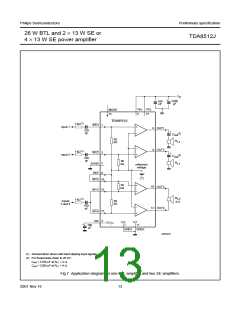 浏览型号TDA8512J的Datasheet PDF文件第13页