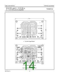 浏览型号TDA8512J的Datasheet PDF文件第14页