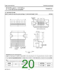 浏览型号TDA8512J的Datasheet PDF文件第20页
