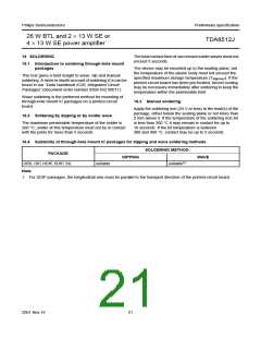 浏览型号TDA8512J的Datasheet PDF文件第21页