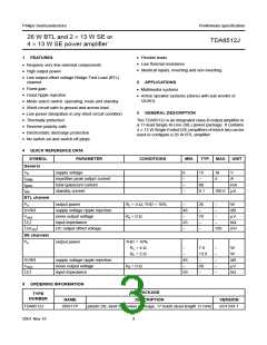 浏览型号TDA8512J的Datasheet PDF文件第3页
